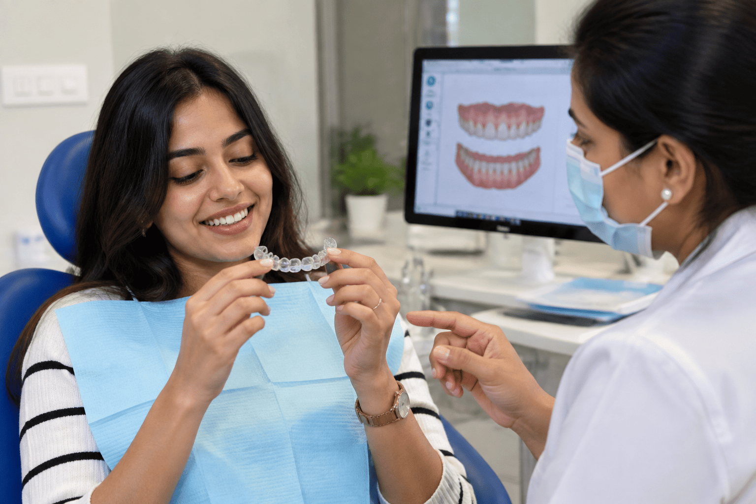 Clear aligners treatment in Mira Road